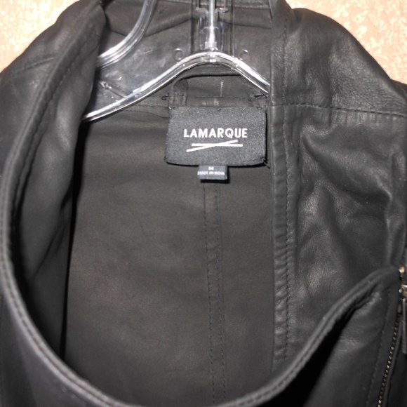 La Marque Jackets & Coats La Marque Leather Side Zip Jacket